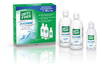 Opti-Free PureMoist Vorratspack, Alcon (2 x 300 ml + 90 ml)